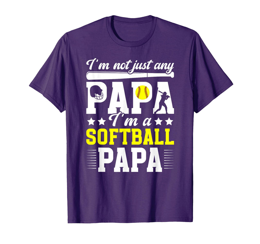 Im Softball Papa Softball Player Papa T-Shirt - Fun Novelty Design Unisex - T-Shirt, Sweatshirt, Hoodie