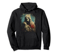 Mary Jesus Distressed 90S Goth Grunge Hoodie - Graphic Print Men Women - T-Shirt, Sweatshirt, Hoodie