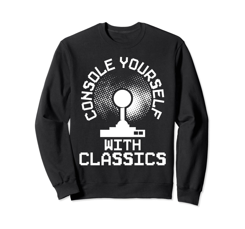 80S Arcade Nostalgia Pixel Art Sweatshirt - Unique Graphic for Adults - T-Shirt, Sweatshirt, Hoodie