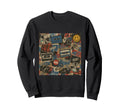 90S Grunge Punk Rock Cassette Sweatshirt - Novelty Apparel for Adults - T-Shirt, Sweatshirt, Hoodie