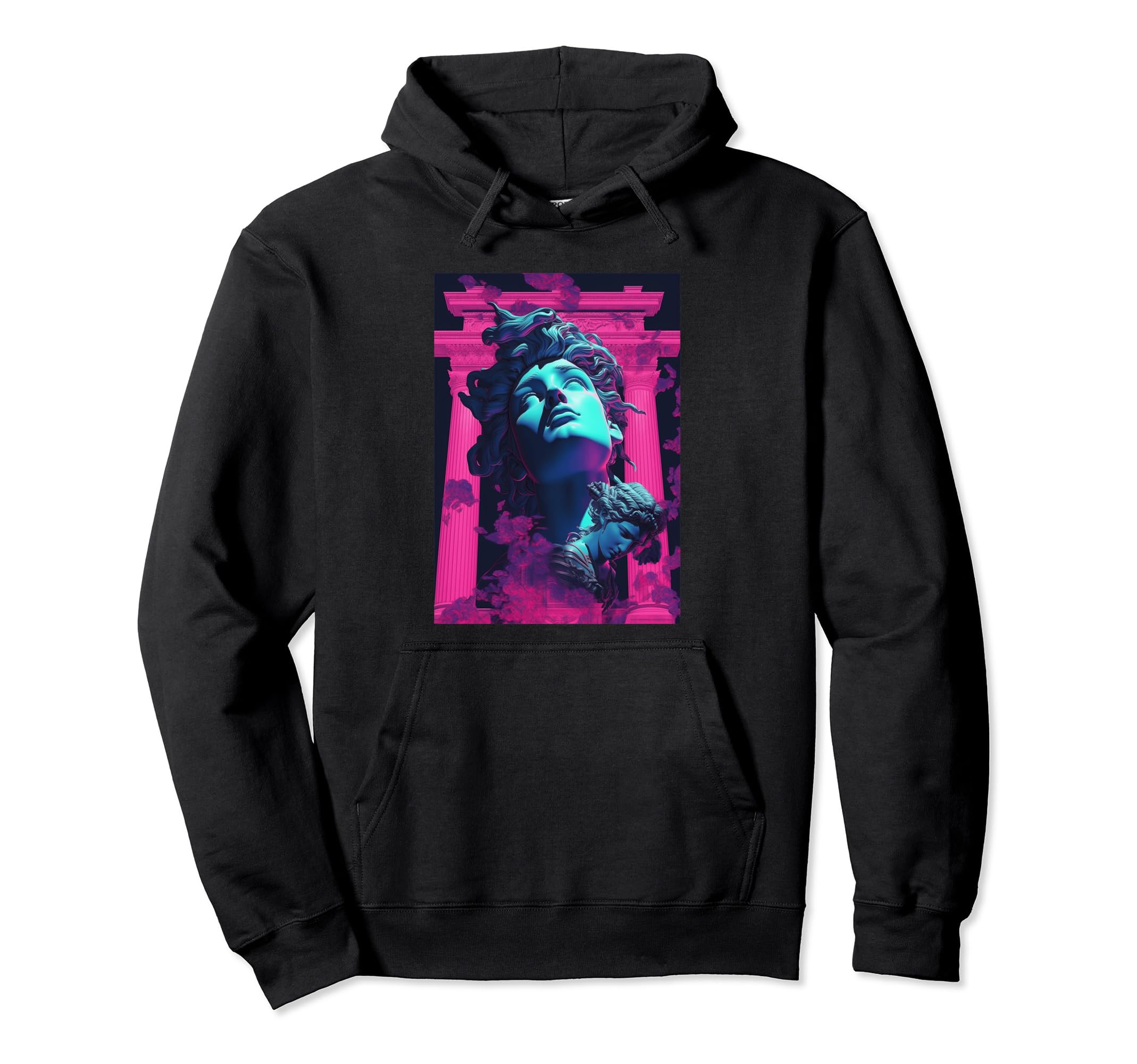 Perseus And Medusa Vaporwave Aesthetic Hoodie - Trendy Graphic Unisex - T-Shirt, Sweatshirt, Hoodie