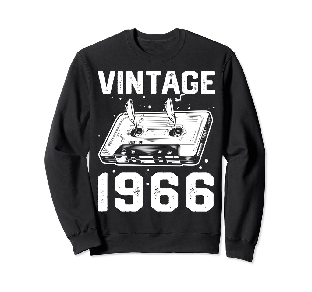 Birthday Best 1966 Bday 1966 Sweatshirt - Minimalist Print for Adults - T-Shirt, Sweatshirt, Hoodie