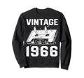 Birthday Best 1966 Bday 1966 Sweatshirt - Minimalist Print for Adults - T-Shirt, Sweatshirt, Hoodie
