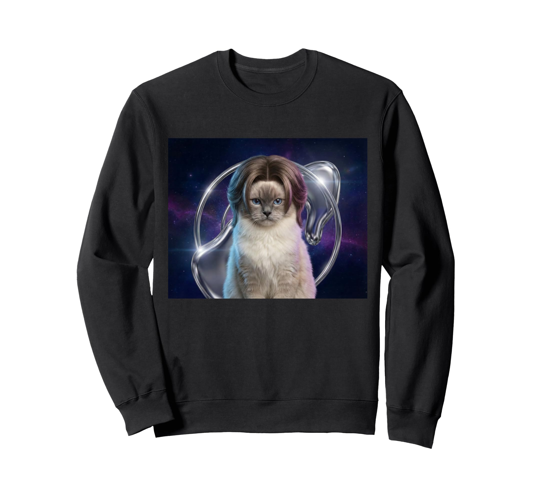 90S Curtain Hairstyle Ragdoll Cat Sweatshirt - Novelty Apparel Unisex - T-Shirt, Sweatshirt, Hoodie
