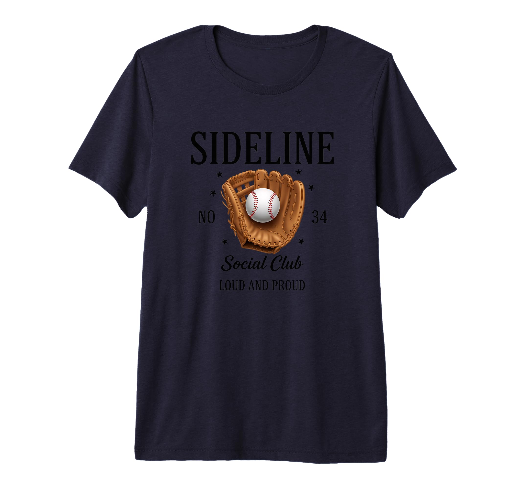 Sideline Social Club Loud And Proud T-Shirt - Minimalist Print Men Women - T-Shirt, Sweatshirt, Hoodie