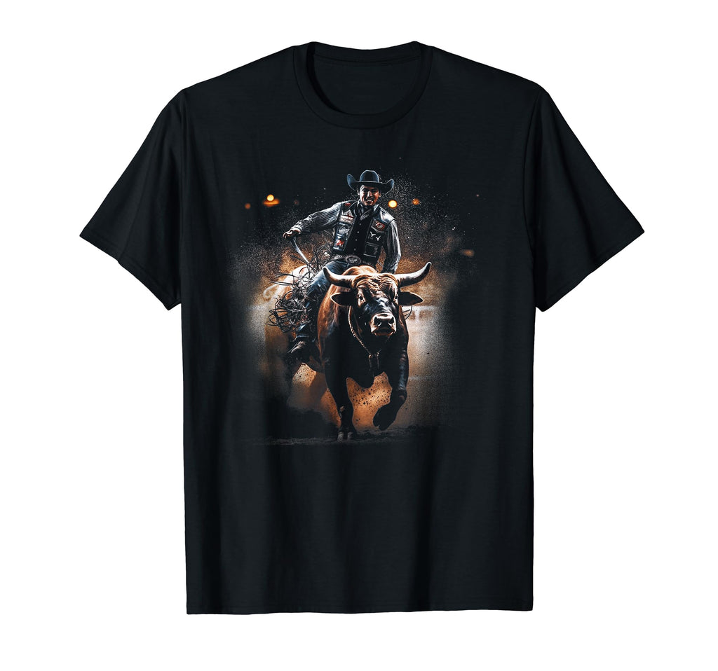 Cowboy Rodeo Horse Riding Usa Cowboy T-Shirt - Unique Graphic for Adults - T-Shirt, Sweatshirt, Hoodie
