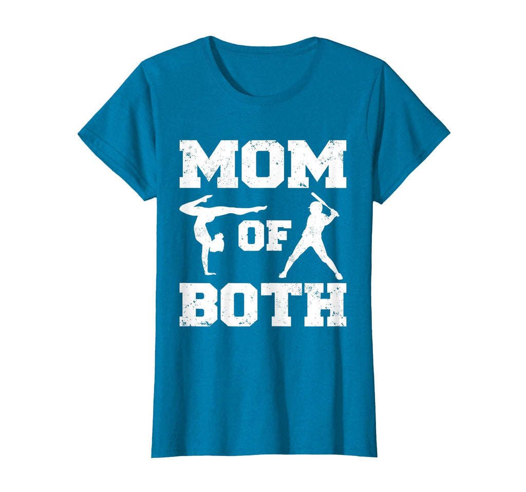 Mom Both Funny Baseball Gymnastics Mom T-Shirt - Graphic Print Unisex - T-Shirt, Sweatshirt, Hoodie