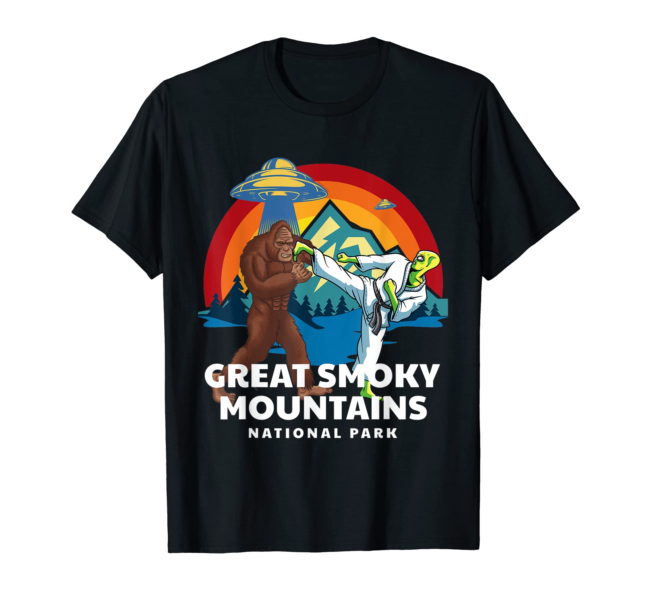 Great Smoky Mountains National Park T-Shirt - Minimalist Print Unisex - T-Shirt, Sweatshirt, Hoodie