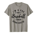 Funny Baseball Coach Funny Father Gift T-Shirt - Minimalist Print Unisex - T-Shirt, Sweatshirt, Hoodie