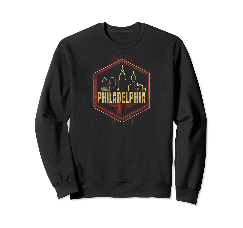 Philadelphia Grit 90S Grunge Sweatshirt - Novelty Apparel Men Women - T-Shirt, Sweatshirt, Hoodie