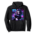 Synthwave Retrowave Vaporwave Anime Hoodie - Aesthetic Graphic Unisex - T-Shirt, Sweatshirt, Hoodie