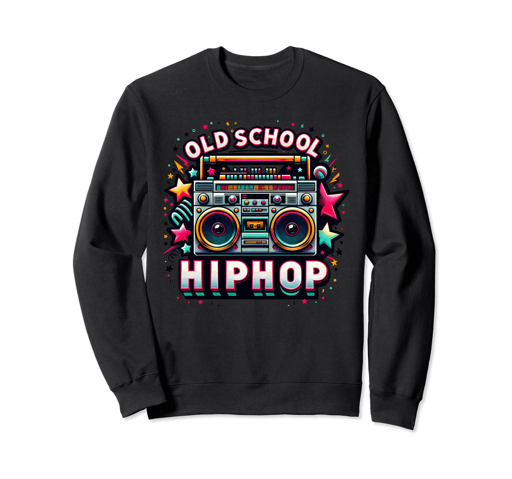 Old School Hip Hop Costume Chain Sweatshirt - Minimalist Print Unisex - T-Shirt, Sweatshirt, Hoodie