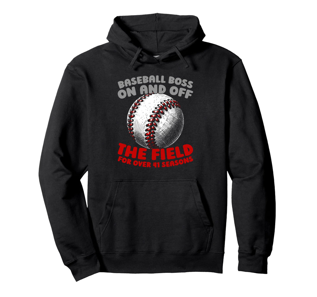 41Th Birthday Baseballer Player Sport Hoodie - Unique Graphic Men Women - T-Shirt, Sweatshirt, Hoodie
