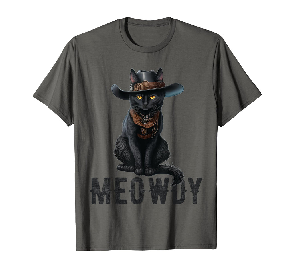 Meowdy Funny Cat Country Music Kitten T-Shirt - Trendy Graphic for Adults - T-Shirt, Sweatshirt, Hoodie