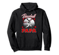 Baseball Papa Family Matching Players Hoodie - Streetwear Style Men Women - T-Shirt, Sweatshirt, Hoodie