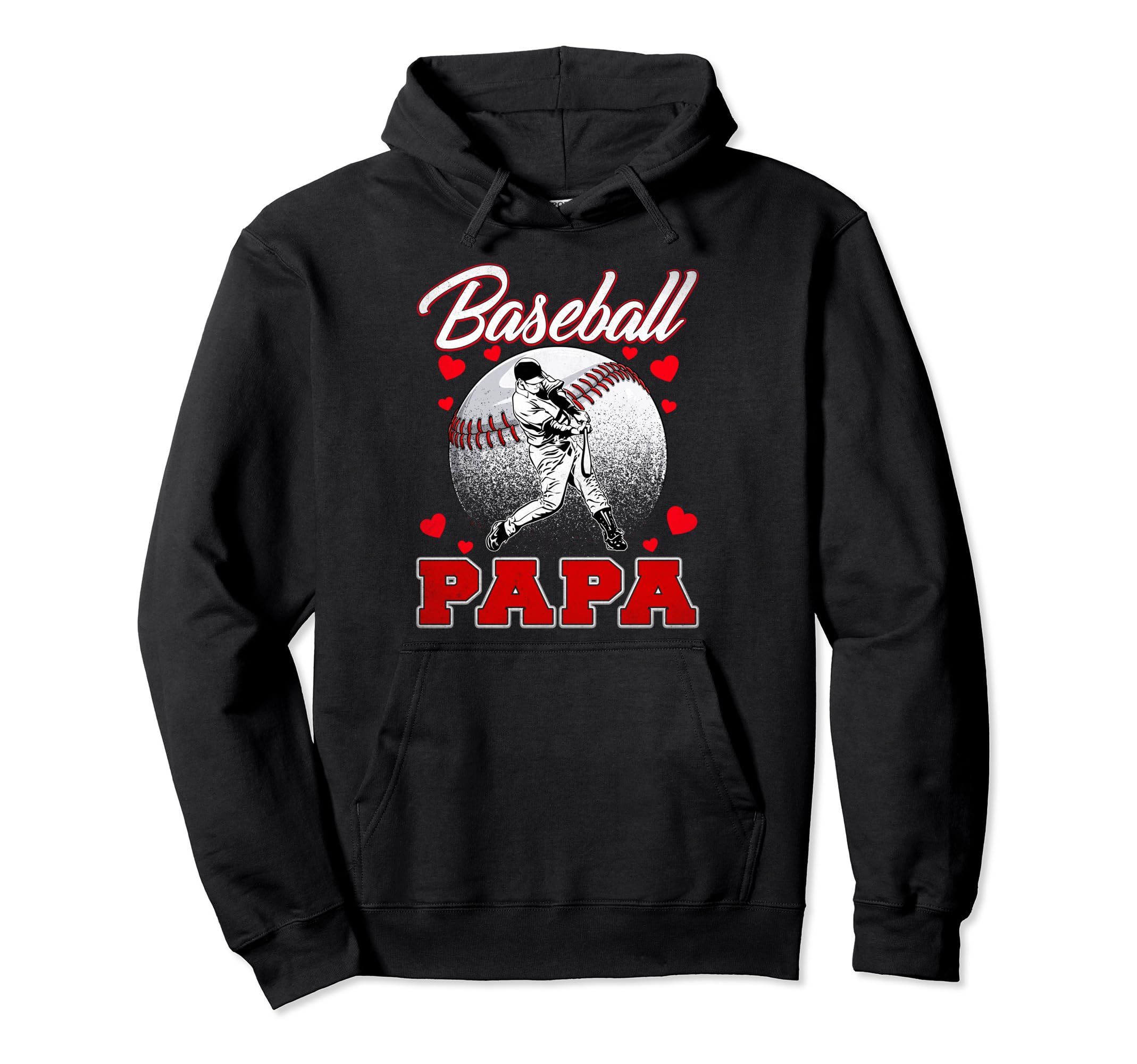 Baseball Papa Family Matching Players Hoodie - Streetwear Style Men Women - T-Shirt, Sweatshirt, Hoodie
