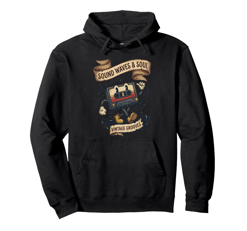 90S R B Hits Fan Cassette Tape Hoodie - Fun Novelty Design for Adults - T-Shirt, Sweatshirt, Hoodie
