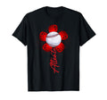 Flower Atlanta Baseball Lover Game Day T-Shirt - Streetwear Style Unisex - T-Shirt, Sweatshirt, Hoodie