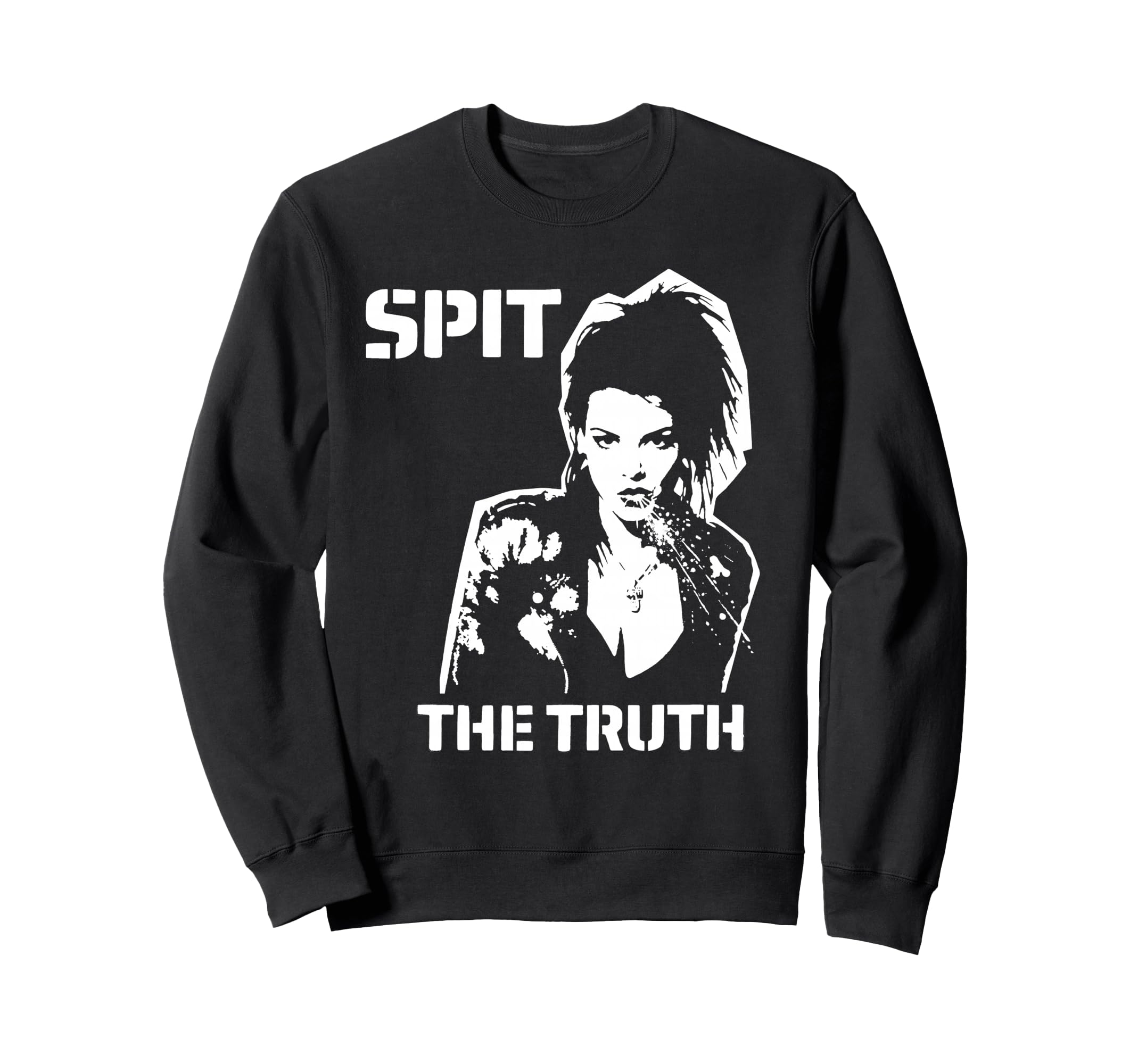 Punk 90S Stencil Grunge Art Distressed Sweatshirt - Trendy Graphic Unisex - T-Shirt, Sweatshirt, Hoodie