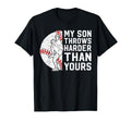 Proud Baseball Pitcher Mom Baseball T-Shirt - Streetwear Style Men Women - T-Shirt, Sweatshirt, Hoodie