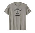 Trouble Maker Distressed Camping T-Shirt - Graphic Print Unisex - T-Shirt, Sweatshirt, Hoodie