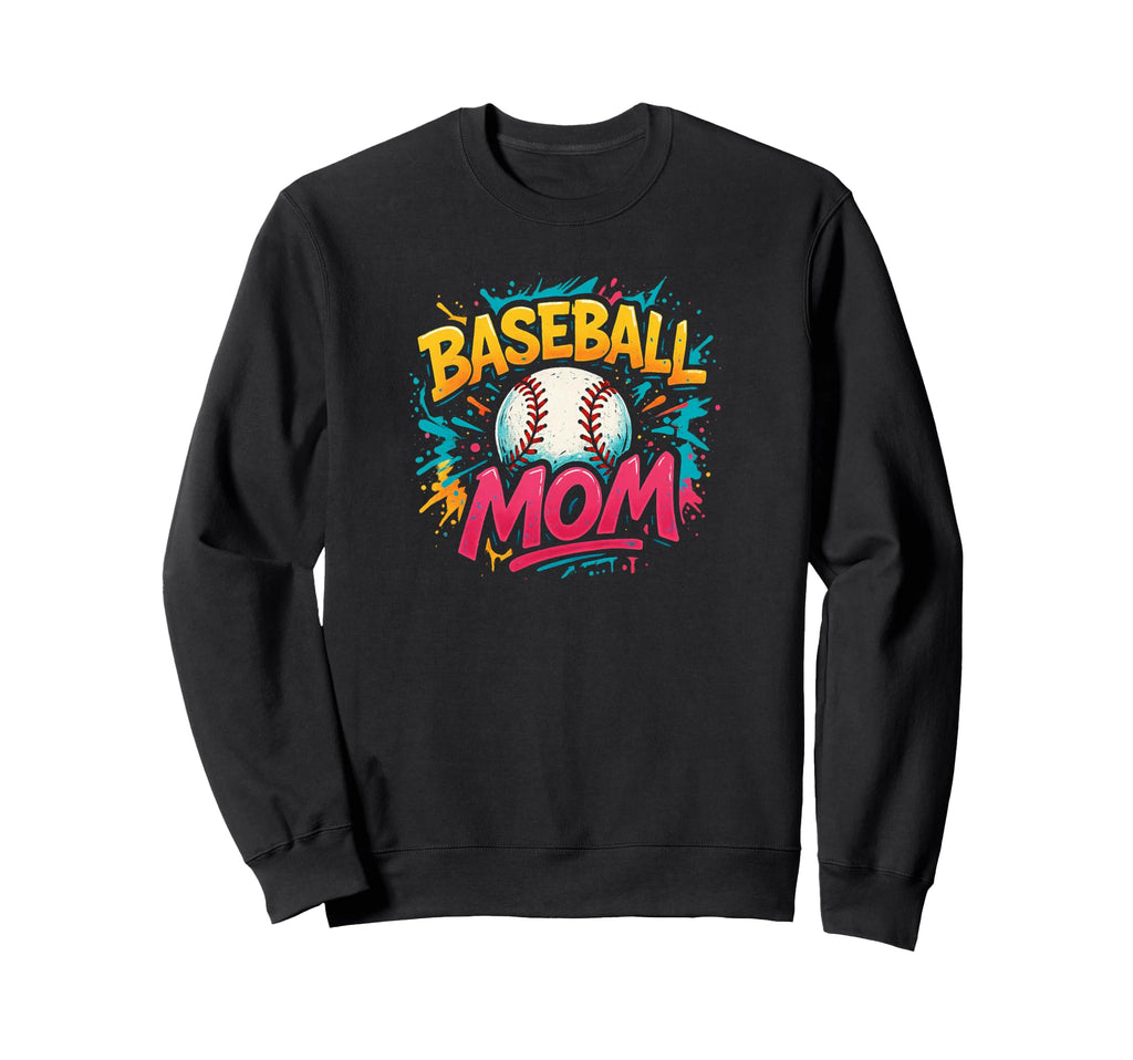 Baseball Mom Graffiti Sweatshirt - Streetwear Style for Adults - T-Shirt, Sweatshirt, Hoodie