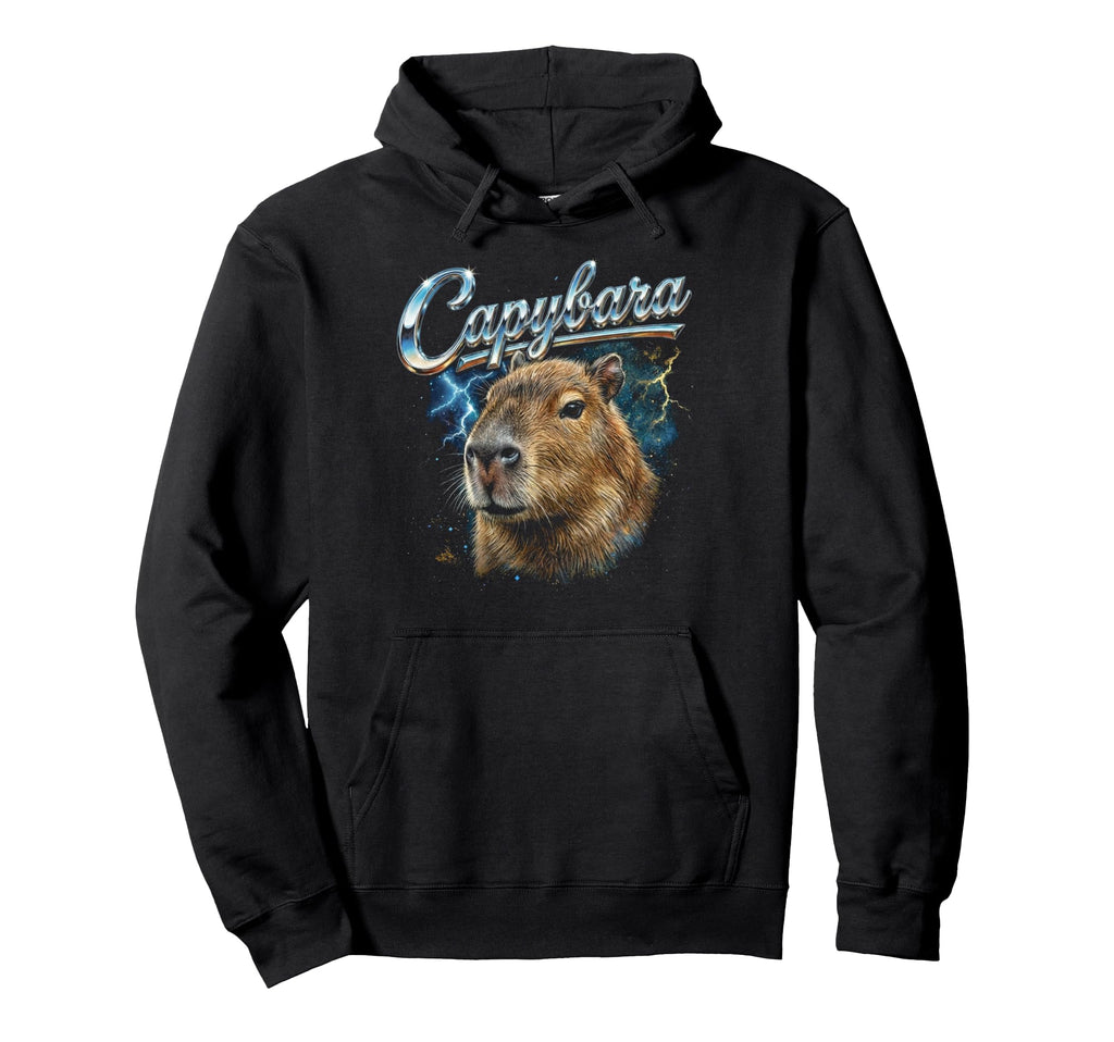 Capybara 90S Funny Capybara 80S Hoodie - Streetwear Style for Adults - T-Shirt, Sweatshirt, Hoodie