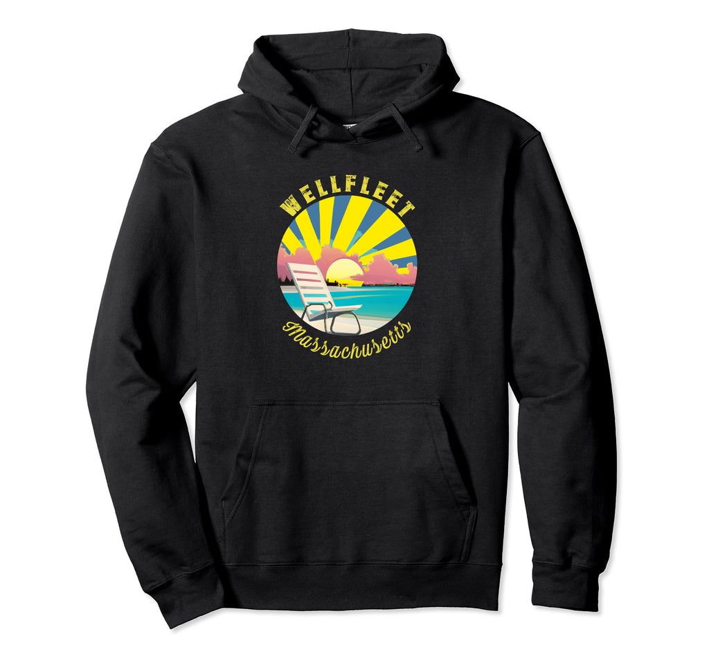 Wellfleet Sunset Beach Vacation Hoodie - Casual Everyday Wear Men Women - T-Shirt, Sweatshirt, Hoodie
