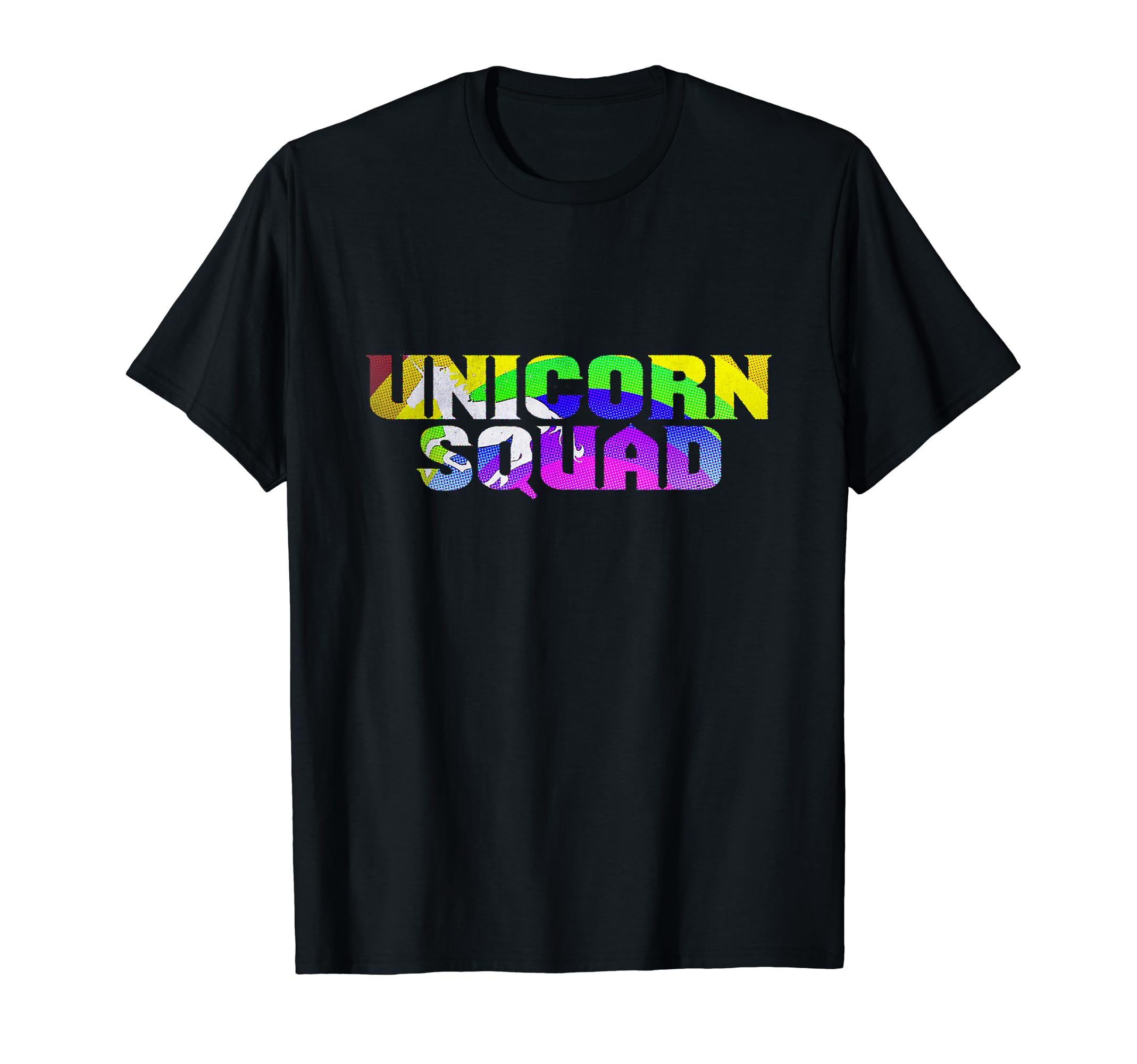 Unicorn Squad Rainbow Unicorns Lover T-Shirt - Casual Everyday Wear Unisex - T-Shirt, Sweatshirt, Hoodie