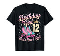 Birthday 12 Roller Skating 12Th T-Shirt - Custom Art Print Men Women - T-Shirt, Sweatshirt, Hoodie
