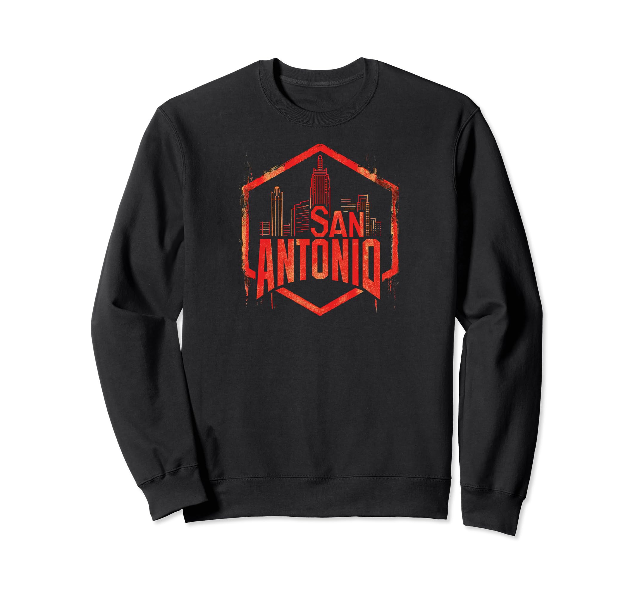 San Antonio Grit 90S Grunge Sweatshirt - Casual Everyday Wear Unisex - T-Shirt, Sweatshirt, Hoodie
