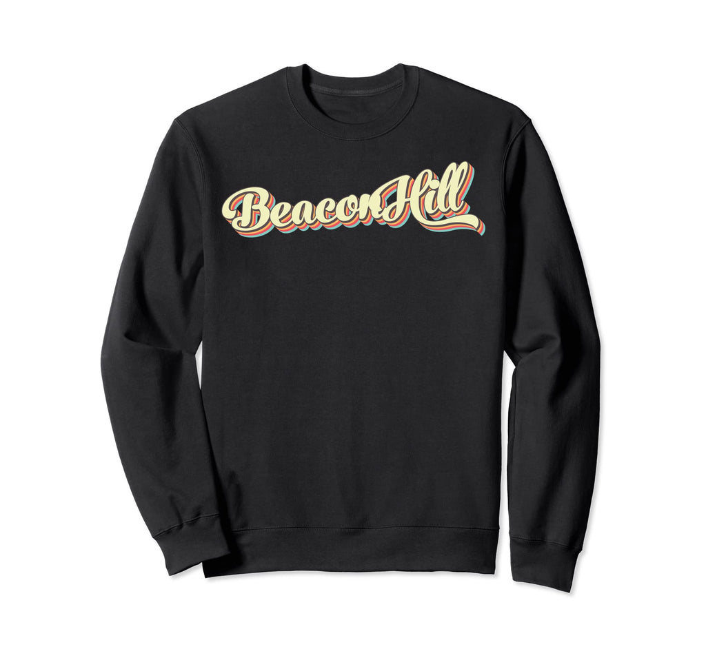 Beacon Hill Art Baseball Font Sweatshirt - Minimalist Print for Adults - T-Shirt, Sweatshirt, Hoodie