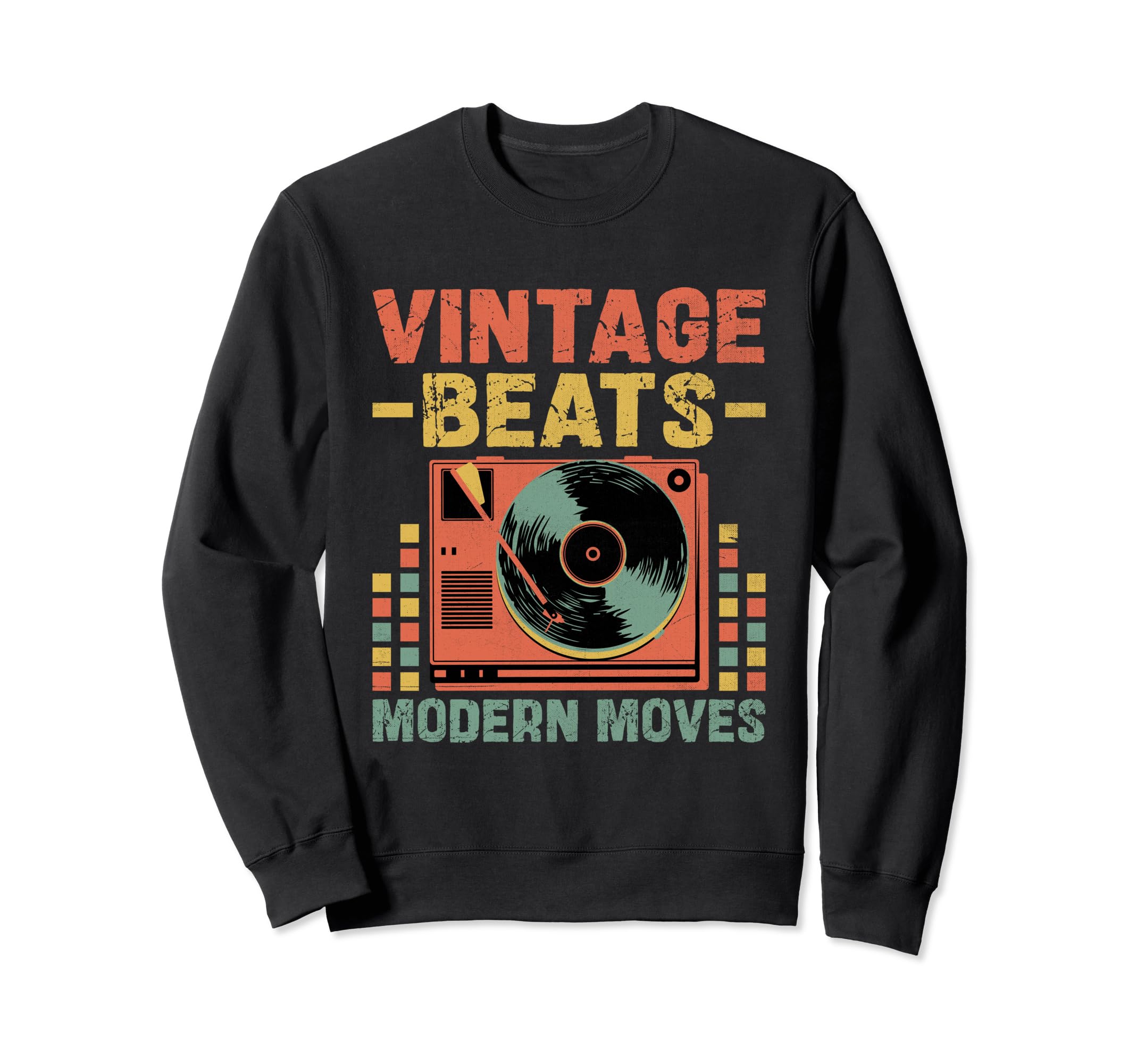 Funny Old School Dj Equipment Sweatshirt - Fun Novelty Design for Adults - T-Shirt, Sweatshirt, Hoodie