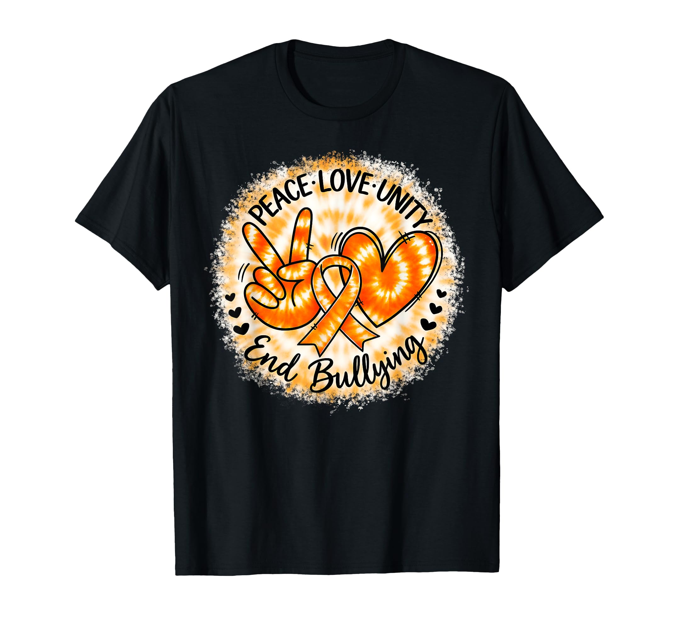 Unity Day Peace Love Unity Orange T-Shirt - Fun Novelty Design for Adults - T-Shirt, Sweatshirt, Hoodie
