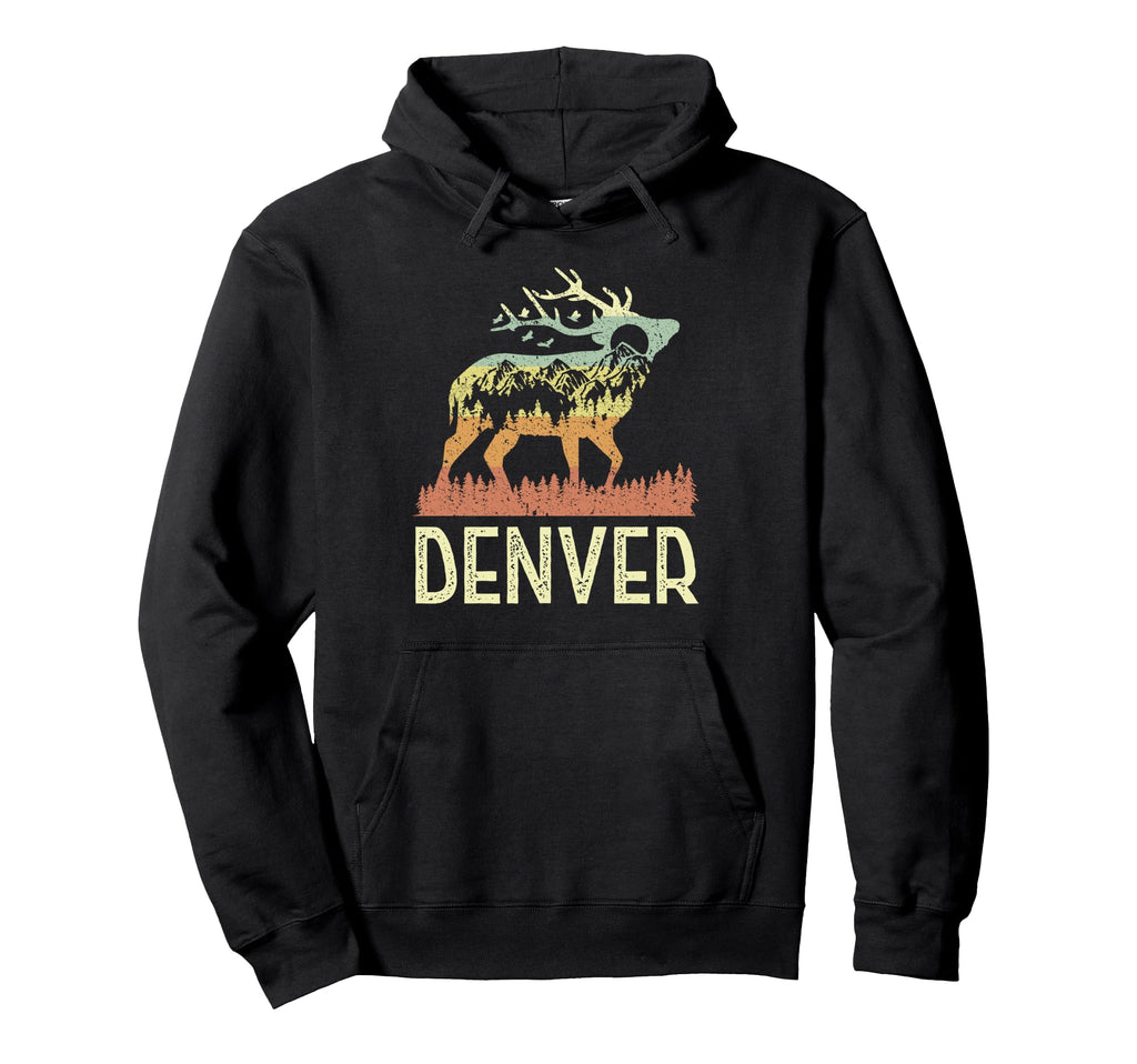 Denver 70S 80S Nature Hoodie - Minimalist Print for Adults - T-Shirt, Sweatshirt, Hoodie
