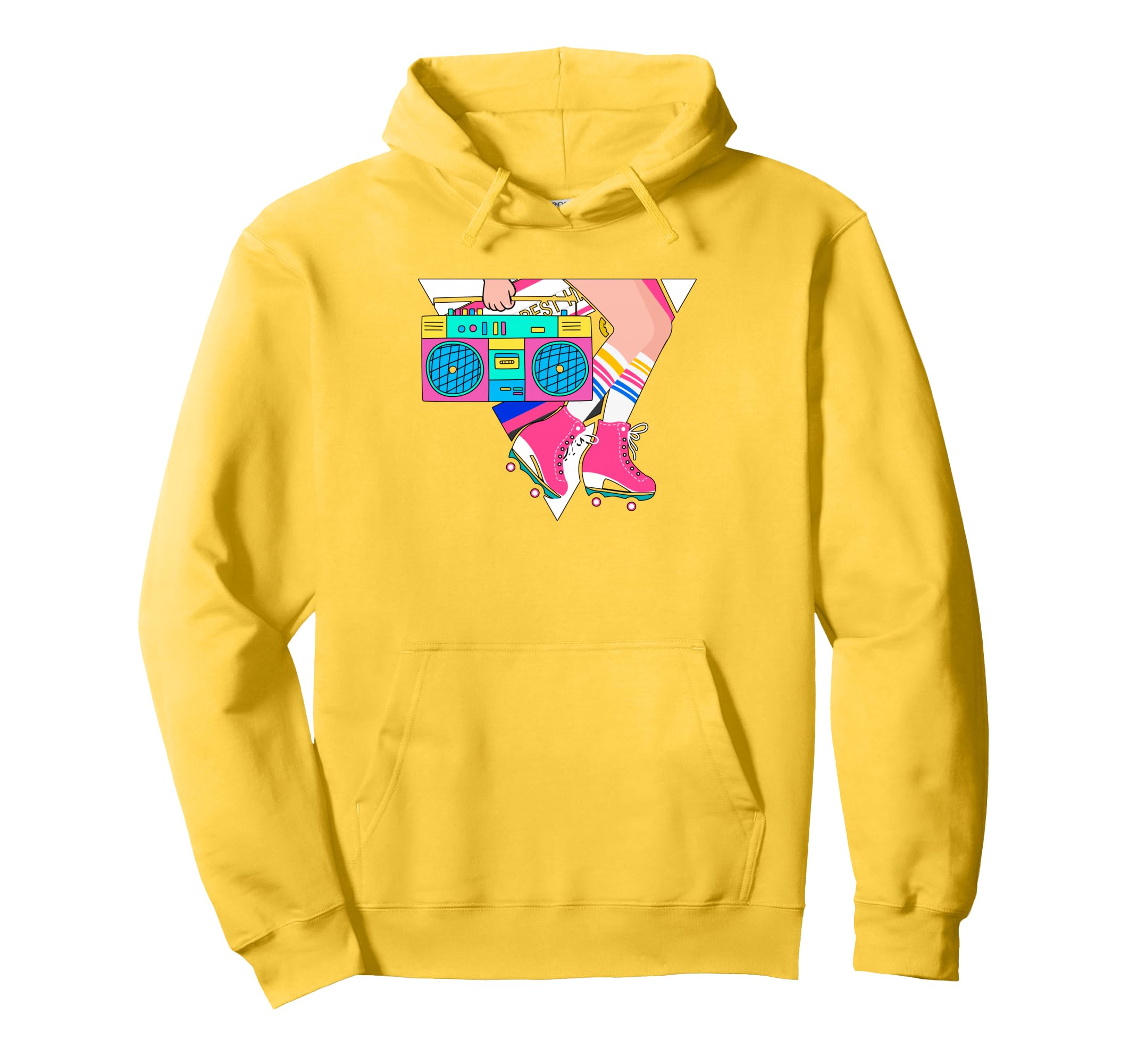 Roller Skating 80S Roller Skates Hoodie - Fun Novelty Design Men Women - T-Shirt, Sweatshirt, Hoodie