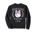 Sideline Social Club Coquette Sweatshirt - Custom Art Print for Adults - T-Shirt, Sweatshirt, Hoodie