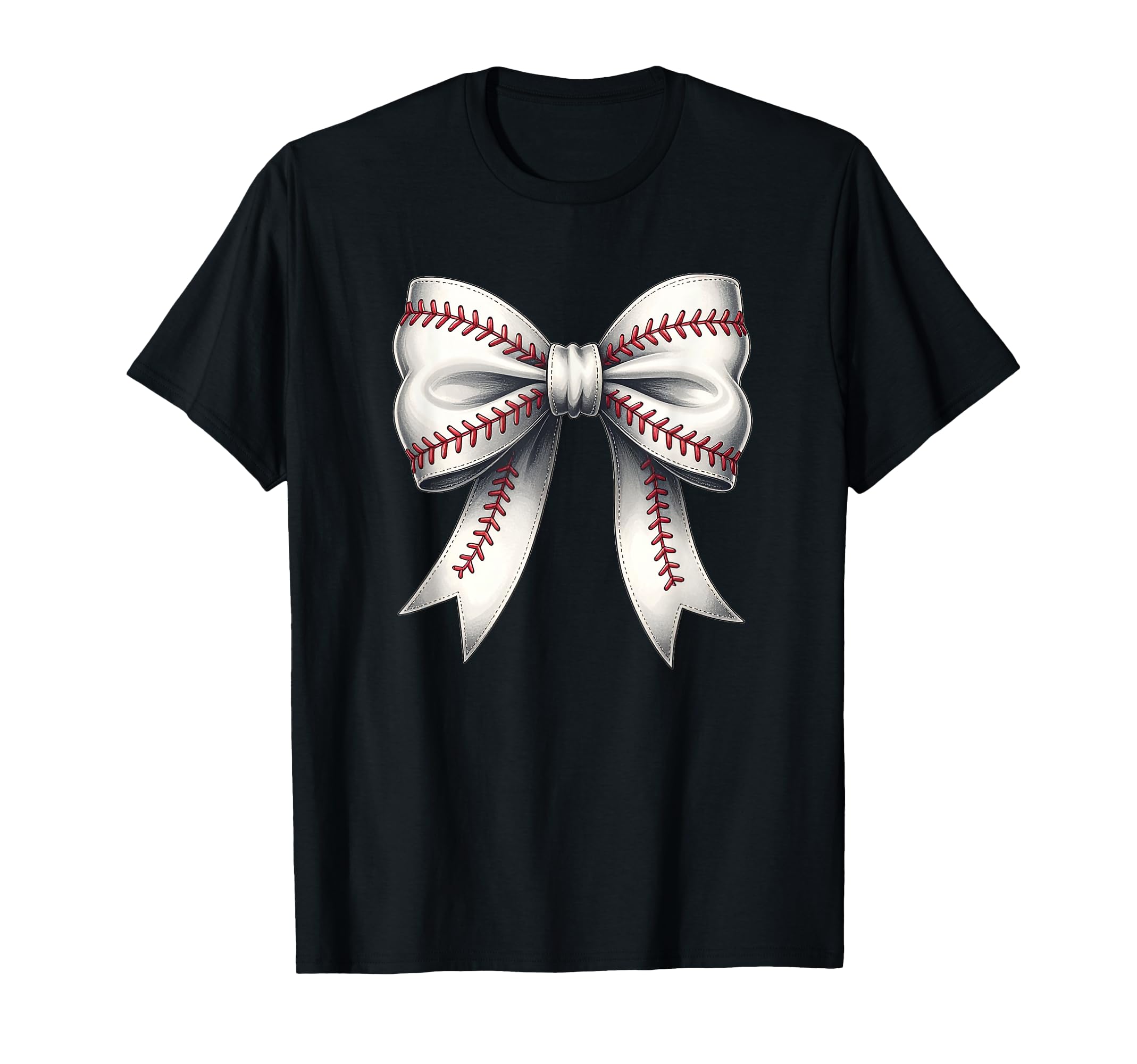 Baseball Coquette Bow Mom Mama T-Shirt - Fun Novelty Design Men Women - T-Shirt, Sweatshirt, Hoodie