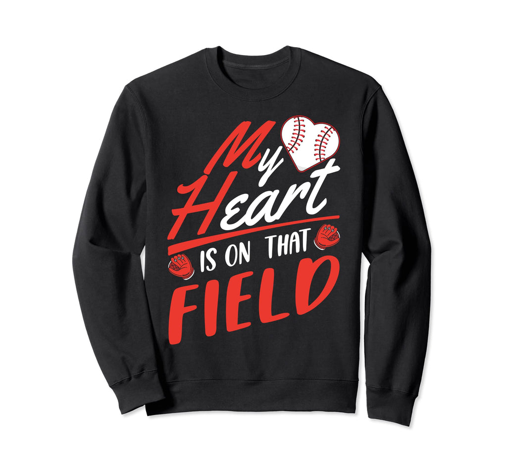 Baseball Mom Son Baseball Lover Sweatshirt - Aesthetic Graphic Unisex - T-Shirt, Sweatshirt, Hoodie