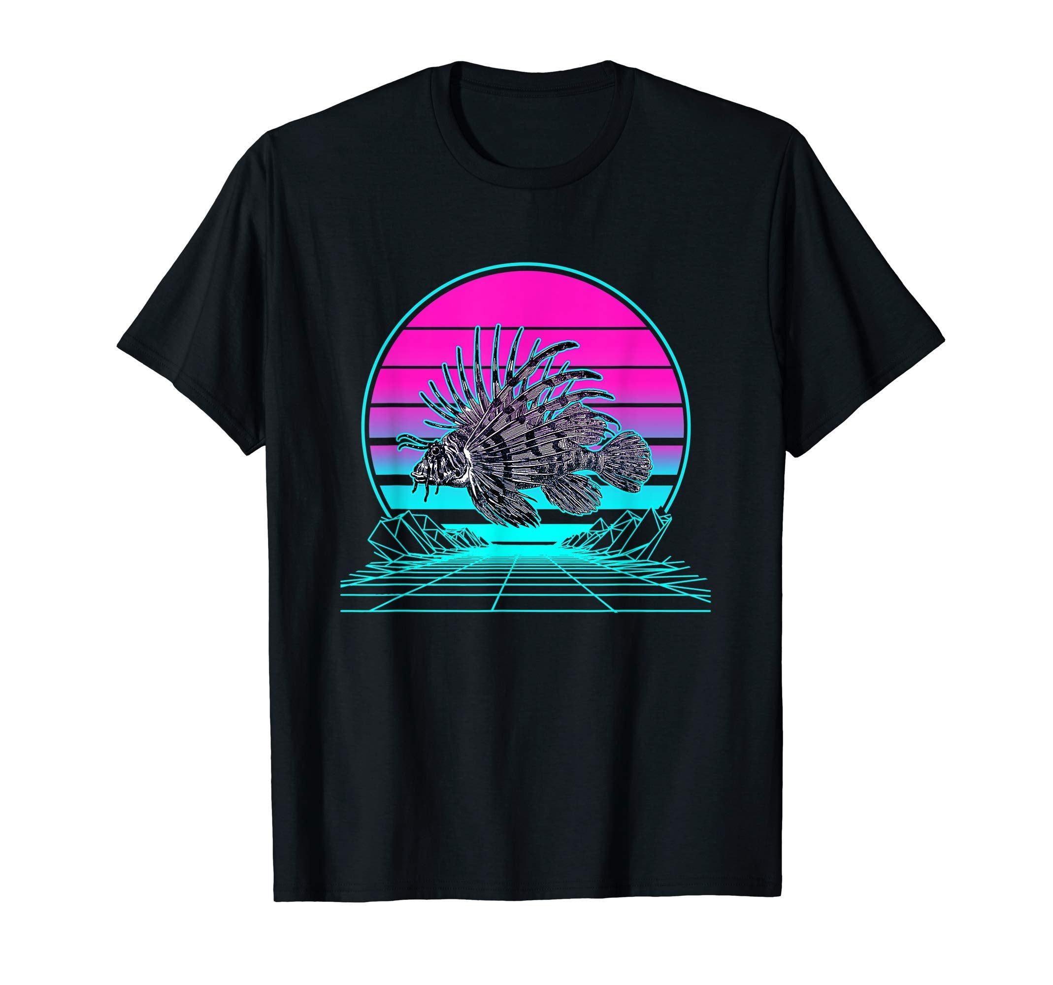 Sunset Lionfish T-Shirt - Unique Graphic Unisex - T-Shirt, Sweatshirt, Hoodie