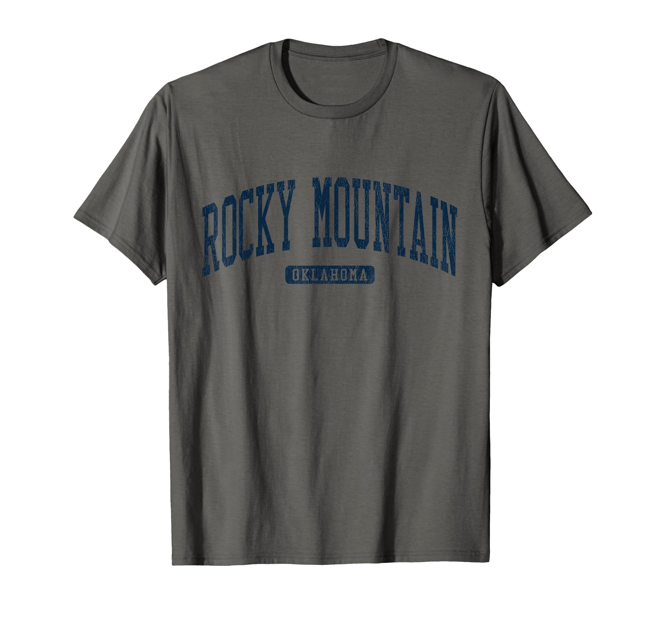 Rocky Mountain Oklahoma Ok College T-Shirt - Casual Everyday Wear Unisex - T-Shirt, Sweatshirt, Hoodie