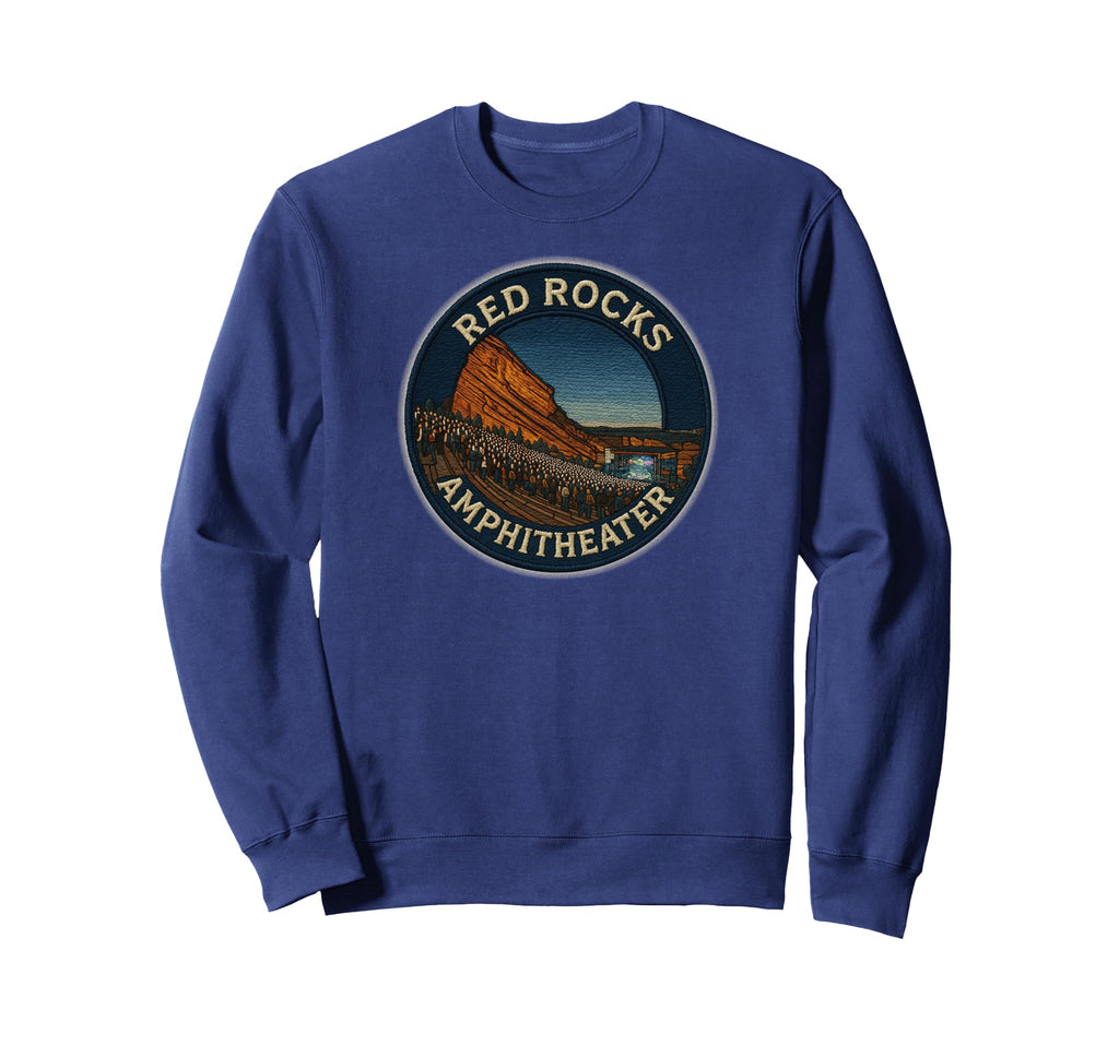 Red Rocks Amphitheater Morrison Sweatshirt - Aesthetic Graphic Men Women - T-Shirt, Sweatshirt, Hoodie