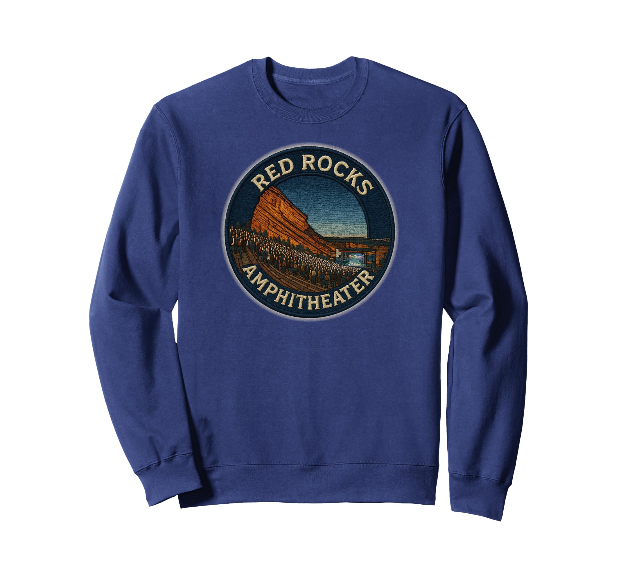 Red Rocks Amphitheater Morrison Sweatshirt - Aesthetic Graphic Men Women - T-Shirt, Sweatshirt, Hoodie