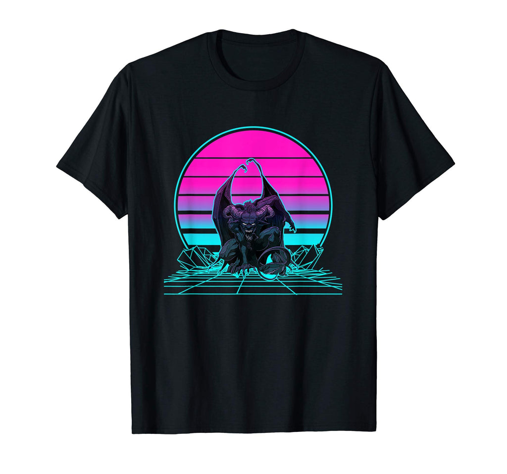 Sunset Gargoyle T-Shirt - Fun Novelty Design Unisex - T-Shirt, Sweatshirt, Hoodie