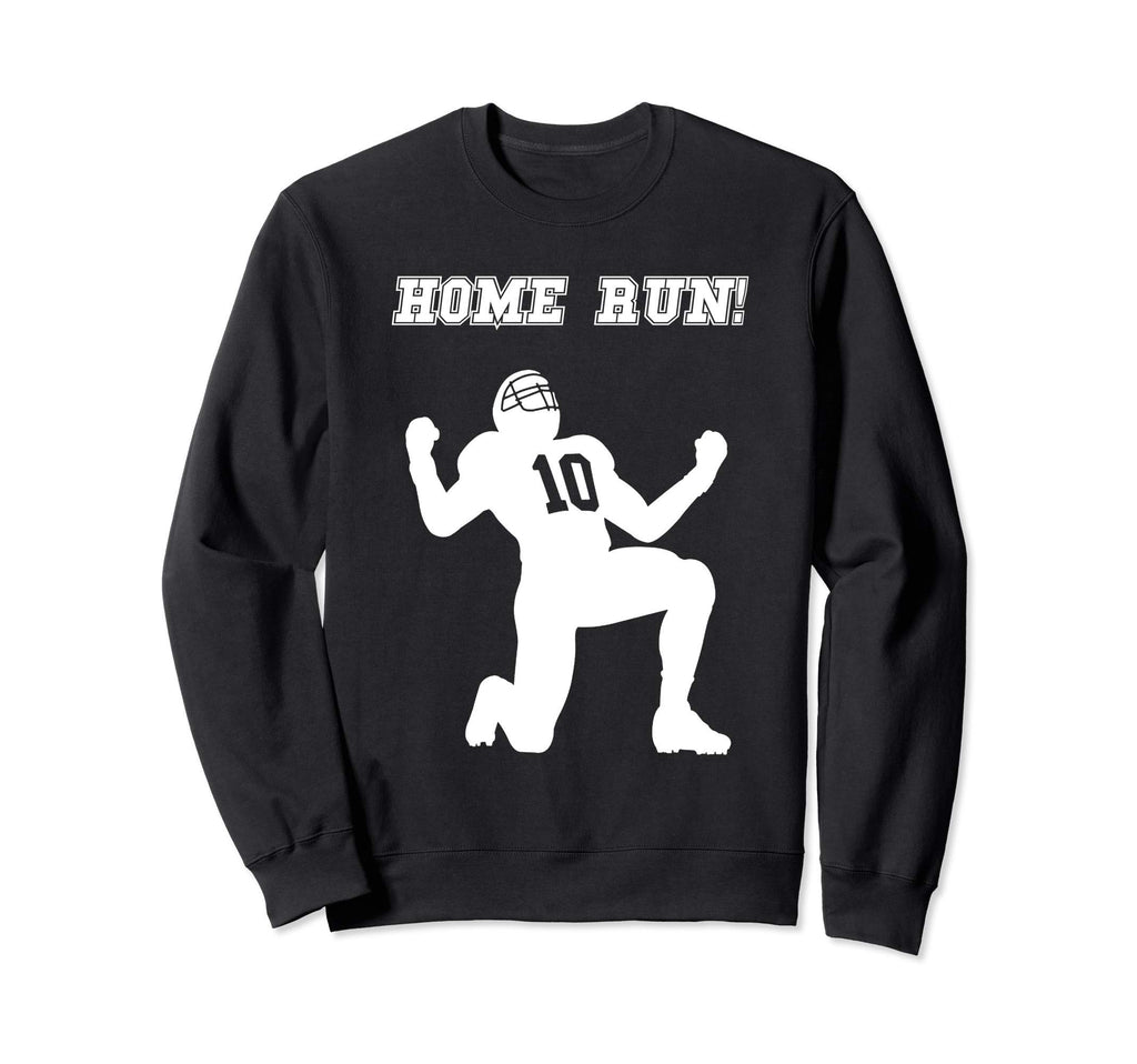 Home Run Football Baseball Sweatshirt - Minimalist Print for Adults - T-Shirt, Sweatshirt, Hoodie