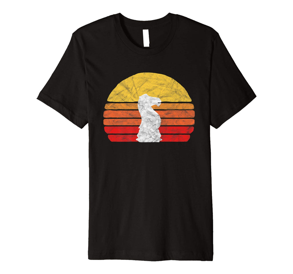 White Knight Chess Piece Sunset T-Shirt - Streetwear Style Men Women - T-Shirt, Sweatshirt, Hoodie