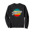 France Sunset Distressed French Sweatshirt - Fun Novelty Design Men Women - T-Shirt, Sweatshirt, Hoodie