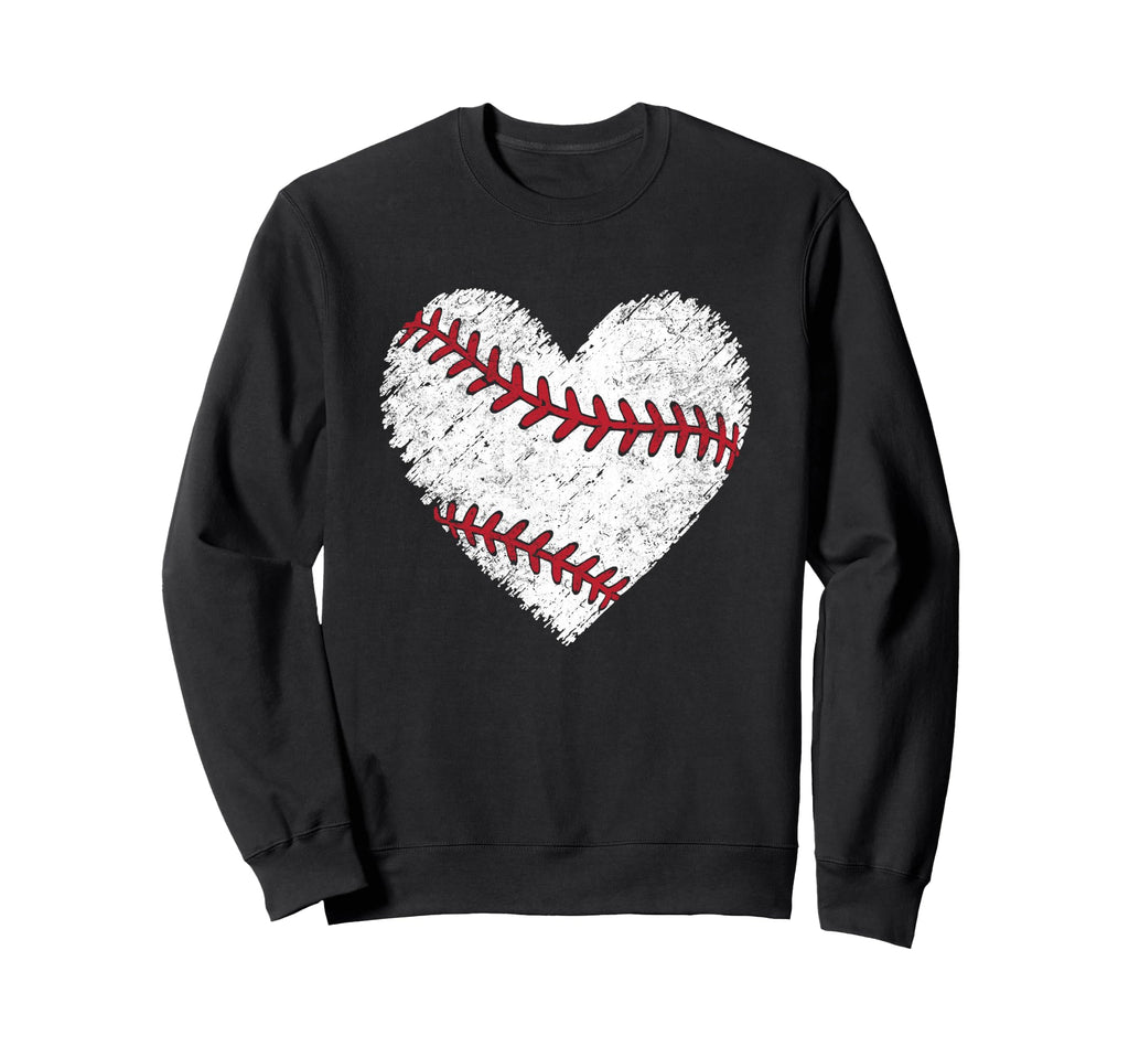 Mothers Day Distressed Heart Sweatshirt - Fun Novelty Design Unisex - T-Shirt, Sweatshirt, Hoodie
