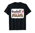 Bleached Baseball Mother Mom Mama T-Shirt - Custom Art Print Men Women - T-Shirt, Sweatshirt, Hoodie
