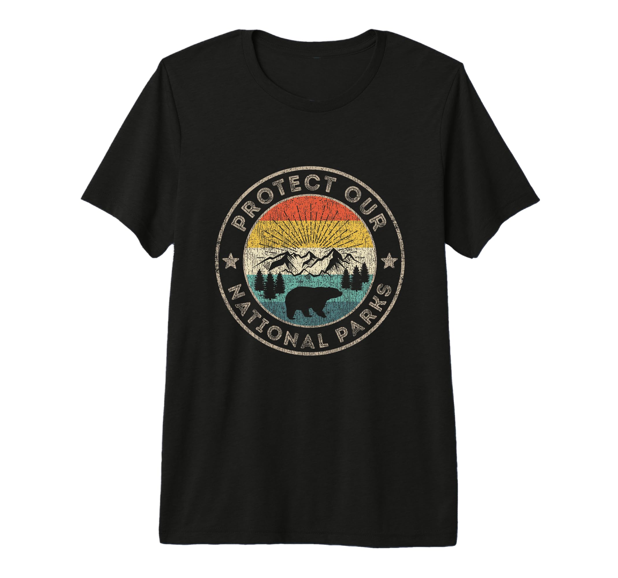 Protect Our National Parks Hiking Tri T-Shirt - Novelty Apparel Unisex - T-Shirt, Sweatshirt, Hoodie